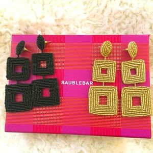 Set of Bauble Bar Henna Drop Earrings